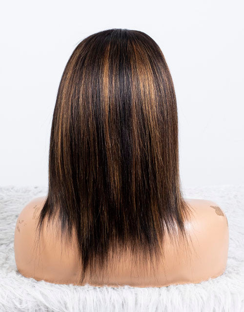 Clearance - 13x4" Lace Front Wig Indian Hair - 10" Yaki Size 1 - MTY-3726