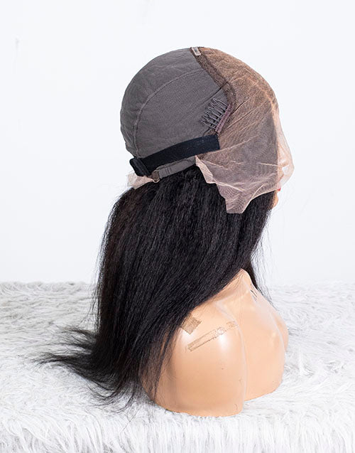 Clearance - 13x6" Lace Front Wig Indian Hair - 14" Kinky Size 2 - MTY-3744