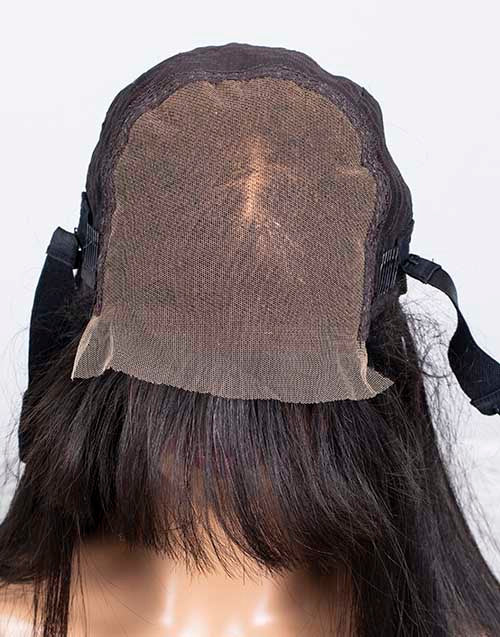 Clearance - 5x5" Closure Wig Indian Hair - 16" Silky Size Average - MTY-3718