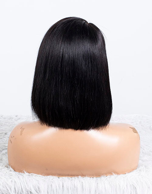 Clearance - 5x5" Closure Wig Indian Hair - 10" Silky Size Average - MTY-3712