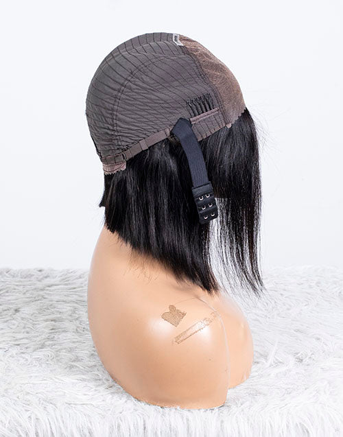 Clearance - 5x5" Closure Wig Indian Hair - 10" Silky Size Average - MTY-3712