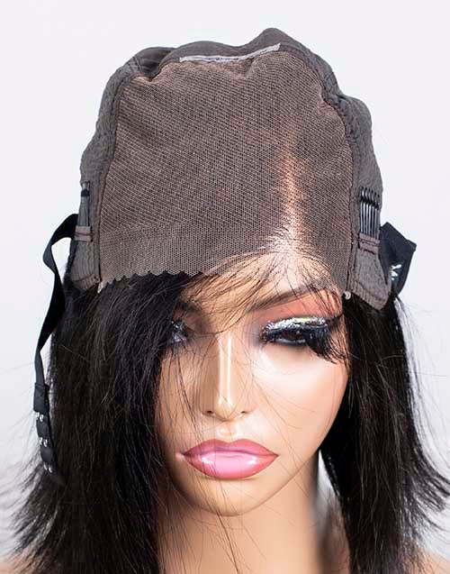 Clearance - 5x5" Closure Wig Indian Hair - 10" Silky Size Average - MTY-3712