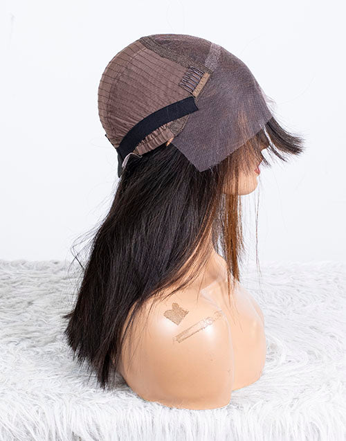 Clearance - 13x4" Lace Front Wig Malaysian Hair - 18"  Silky Size 1 - MTY - 3714