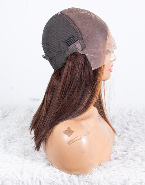 Clearance - 10x6" Closure Wig Indian Hair - 14" Silky Size 1 - MTY-4451