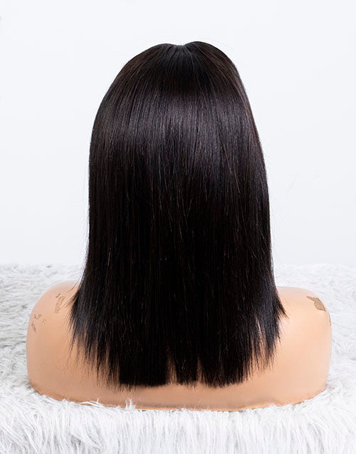 Clearance - 13x4" Lace Front Wig Indian Hair - 12" Silky Size 1 - MTY-3739