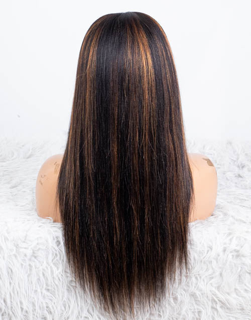 Clearance - 13x6" Indian Hair - 16" Yaki Size 1 - MTY-4443