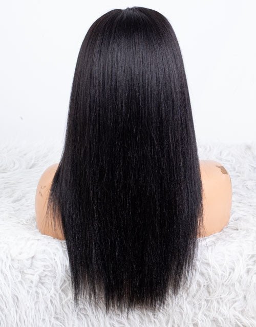 Clearance - 10x6" Closure Wig Indian Hair - 16" Yaki Size 1 - MTY-4444
