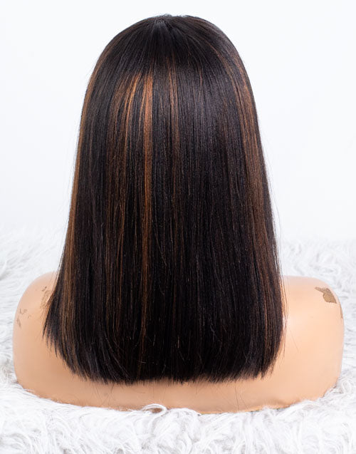 Clearance - 13x6" Malaysian Hair - 14" Yaki Size 1 - MTY-4445