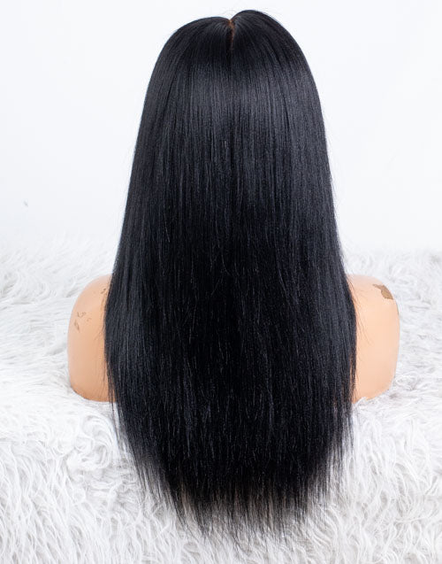 Clearance - 13x6" Indian Hair 160% Density - 16" Yaki Size 1 - MTY-4446