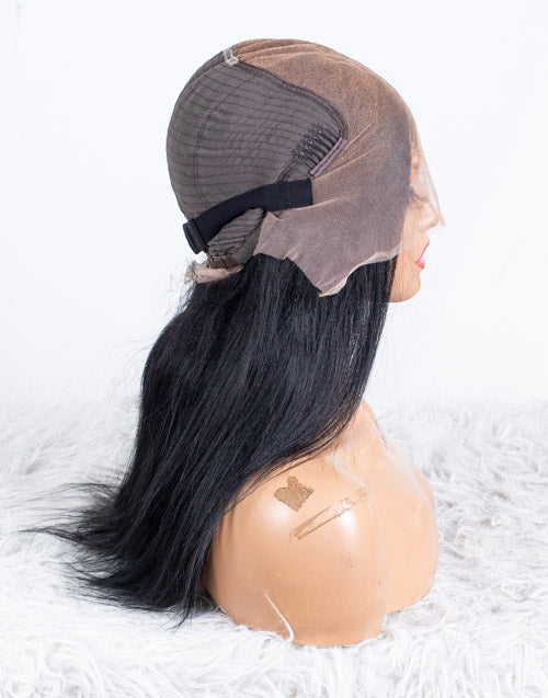 Clearance - 13x6" Indian Hair 160% Density - 16" Yaki Size 1 - MTY-4446