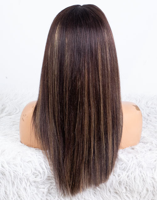 Clearance - 10x6" Closure Wig Indian Hair - 16" Yaki Size 1 - MTY-4441