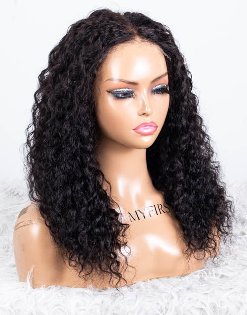 Clearance - 5x5" Closure Wig Indian Hair - 16" Silky Size Average - MTY-4437