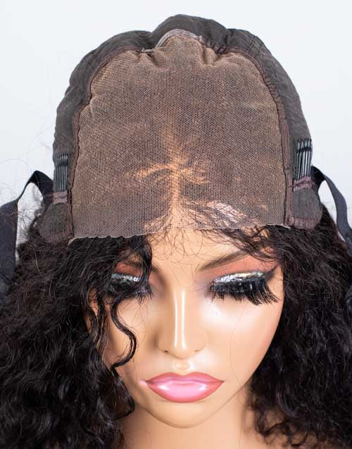Clearance - 5x5" Closure Wig Indian Hair - 16" Silky Size Average - MTY-4437