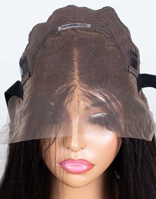 Clearance - 13x4" Lace Front Wig Indian Hair - 12" Yaki Size 1 - MTY-3680