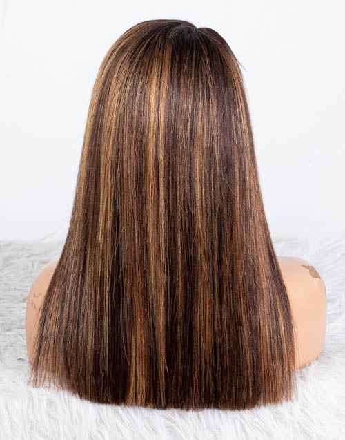 Clearance - 13x6" Lace Front Wig Indian Hair 160% Density - 16" Yaki Size 1 - MTY-3720