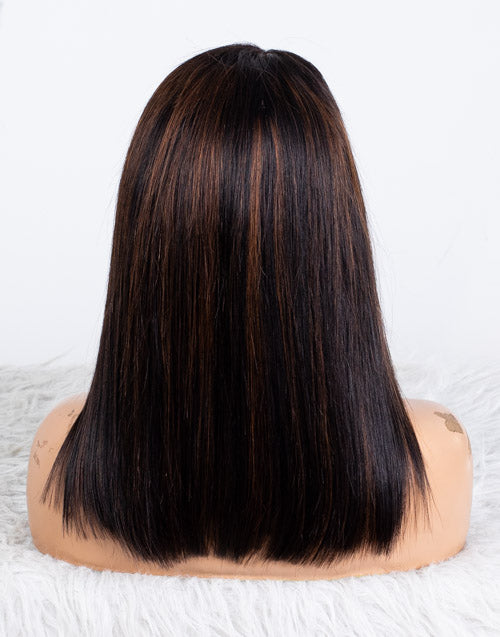 Clearance - 13x4" Lace Front Wig Indian Hair - 14" Silky Size 1 - MTY-3692