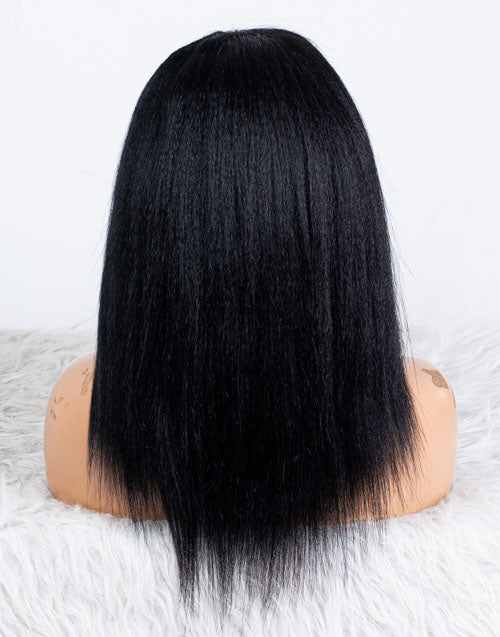 Clearance - 13x4.5" Lace Front Wig Malaysian Hair - 14" Kinky Size 1 - MTY-3705