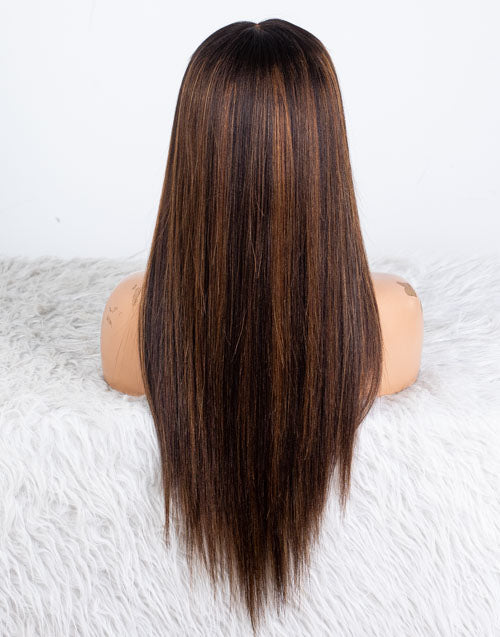 Clearance - 13x6" Lace Front Wig Malaysian Hair - 18" Yaki Size 2 - MTY-3698