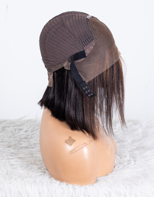 Clearance - 13x4" Lace Front Wig Indian Hair - 12" Yaki Size 1 - MTY-3679