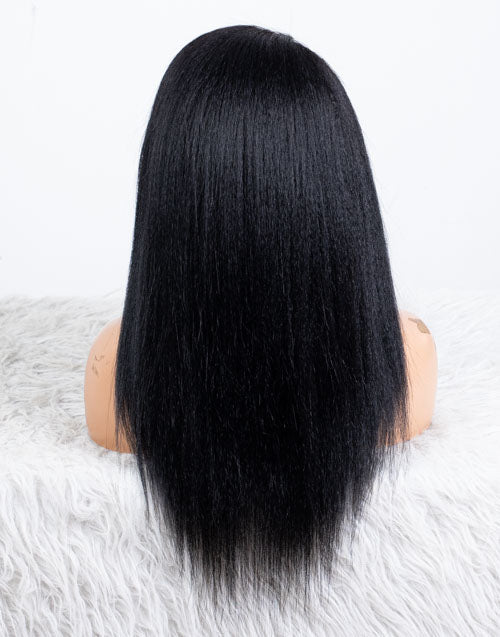 Clearance - 13x4" Lace Front Wig Indian Hair - 16" Kinky Size 1 - MTY-3657