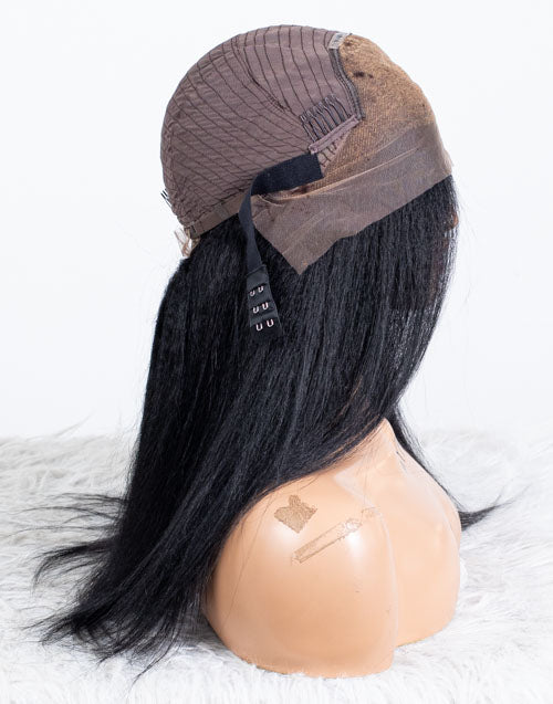 Clearance - 13x4" Lace Front Wig Indian Hair - 16" Kinky Size 1 - MTY-3657