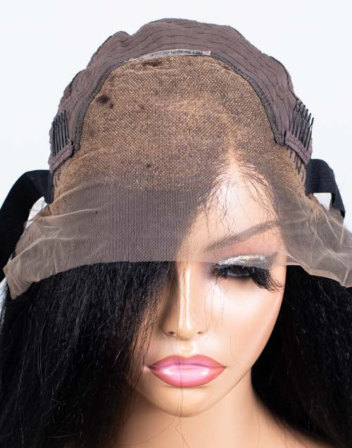 Clearance - 13x4" Lace Front Wig Indian Hair - 16" Kinky Size 1 - MTY-3657