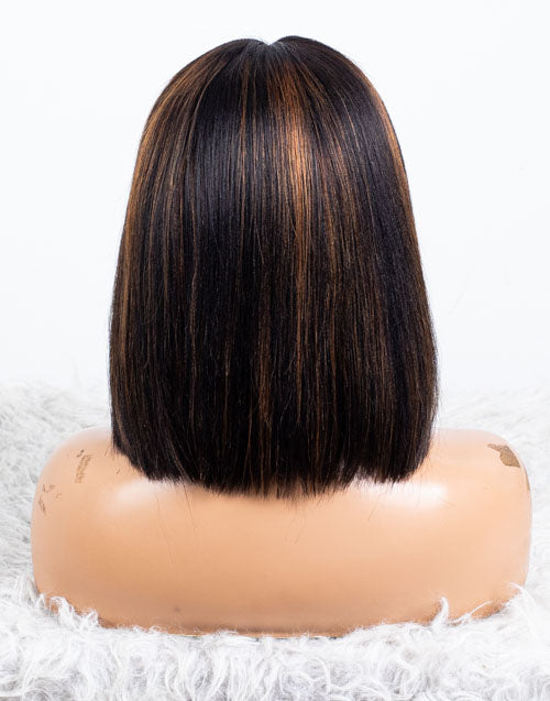 Clearance - 13x6" Indian Hair 160% Density - 10 Inch Yaki Size 1 - MTY-4521