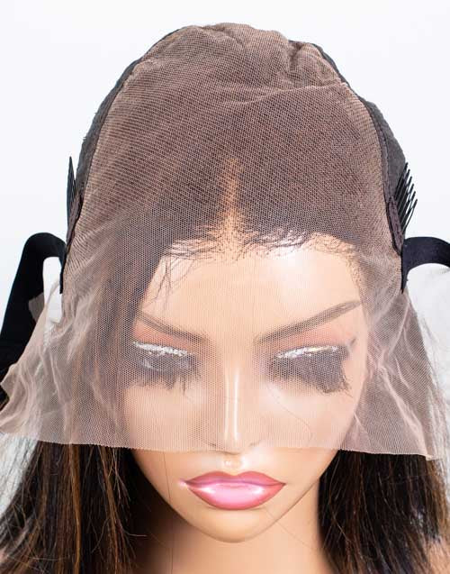 Clearance - 13x6" Indian Hair 160% Density - 10 Inch Yaki Size 1 - MTY-4521