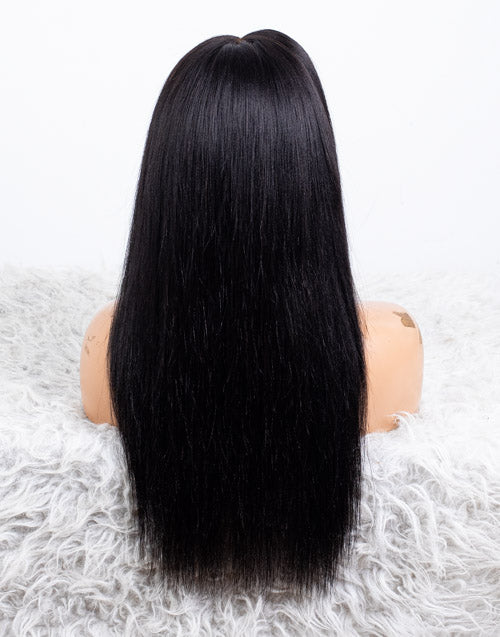 Clearance - 10x6" Closure Wig Indian Hair - 18" Yaki Size 1 - MTY-4482