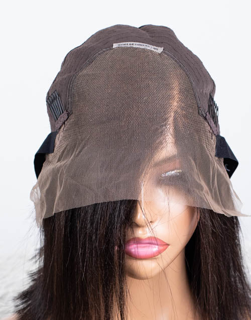 Clearance - 13x4" Lace Front Wig Indian Hair - 12" Yaki Size 1 - MTY-3662