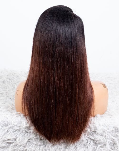 Clearance - 13x6" Indian Hair 160% Density - 16 Inch Yaki Size 1 - MTY-4474