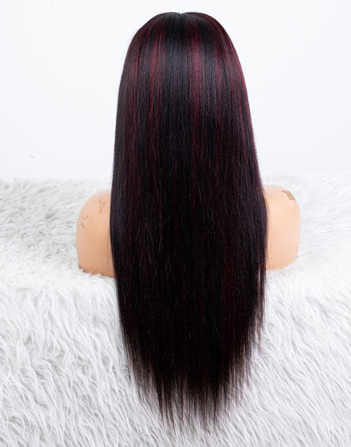 Clearance - 13x6" Lace Front Wig Indian Hair - 20" Yaki Size 1 - MTY-3653