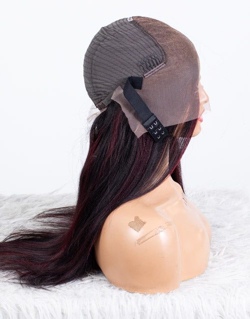 Clearance - 13x6" Lace Front Wig Indian Hair - 20" Yaki Size 1 - MTY-3653
