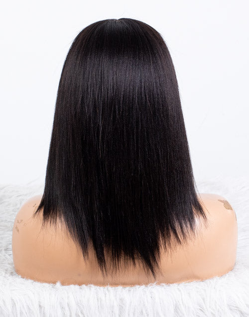 Clearance - 13x4" Lace Front Wig Indian Hair - 10" Yaki Size 1 - MTY-3659