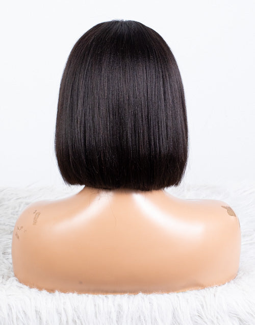 Clearance - 13x4" Lace Front Wig Indian Hair - 10" Yaki Size 1 - MTY-3658