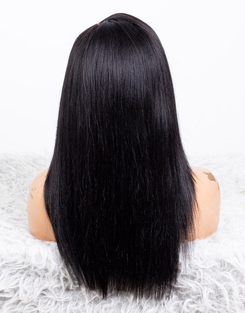 Clearance - 10x6" Closure Wig Indian Hair - 16" Yaki Size 1 - MTY-4480