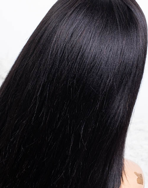 Clearance - 10x6" Closure Wig Indian Hair - 16" Yaki Size 1 - MTY-4480