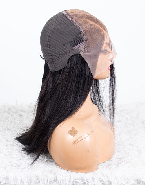 Clearance - 10x6" Closure Wig Indian Hair - 16" Yaki Size 1 - MTY-4480