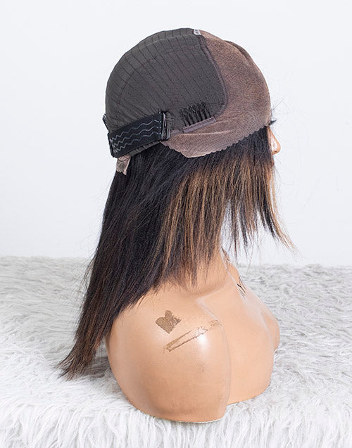 Clearance - 13x6" Indian Hair 160% Density - 16" Yaki Size 1 - MT-3767