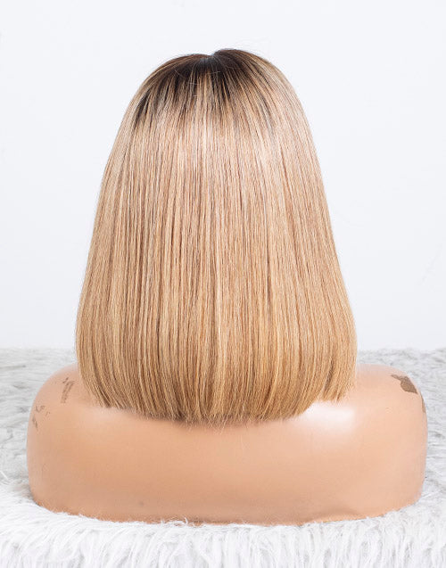 Clearance - 5x5" Closure Wig Indian Hair - 10" Silky Size Average - MT-3758