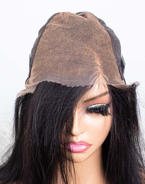 Clearance - 13x6" Indian Hair - 12 Inch Yaki Size 1 - MTY-4491
