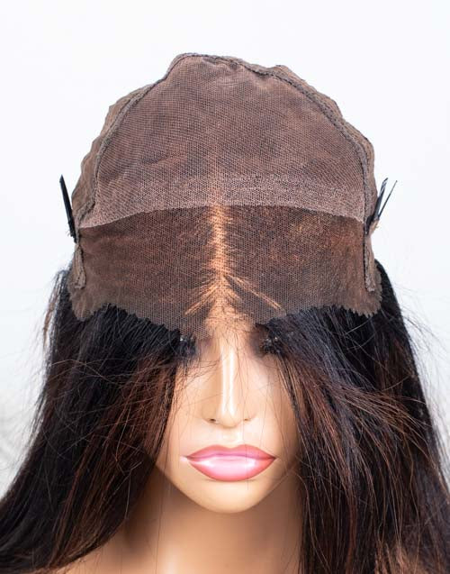 Clearance - 10x6" Closure Wig Malaysian Hair - 14" Yaki Size 1 - MTY-4489