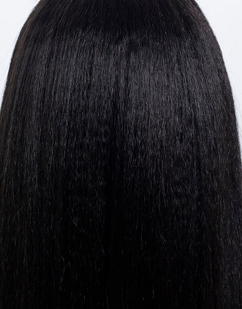 Clearance - 5x5" Closure Wig Indian Hair - 14" Kinky Size Average - MT-3753