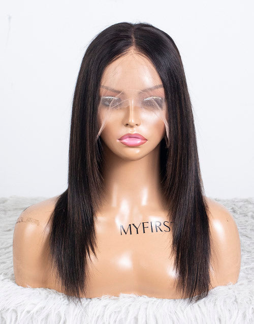 Clearance - 13x6" Indian Hair 160% Density - 14" Silky Size 1 - MT-3757