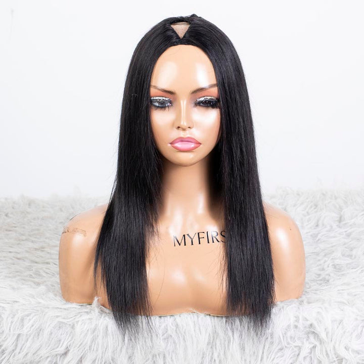 Clearance - V-Part Wig Indian Hair - 14" Silky Size 1 - MTY-5101