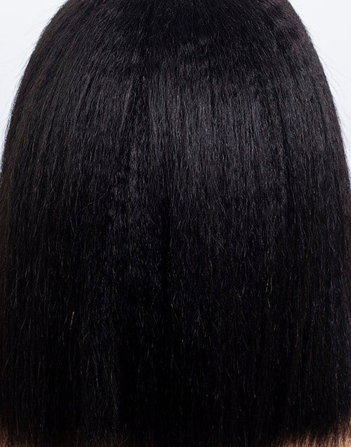 Clearance - 13x6" Indian Hair - 12" Kinky Straight Size 1 - MT-3762