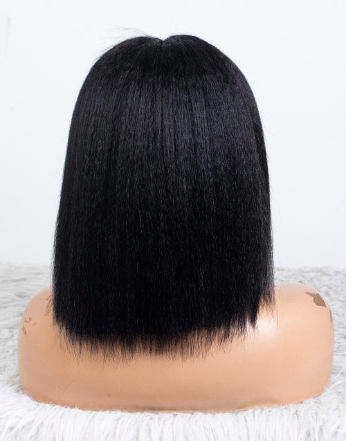 Clearance - 13x6" Indian Hair - 12" Kinky Straight Size 1 - MT-3764