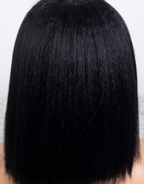 Clearance - 13x6" Indian Hair - 12" Kinky Straight Size 1 - MT-3764