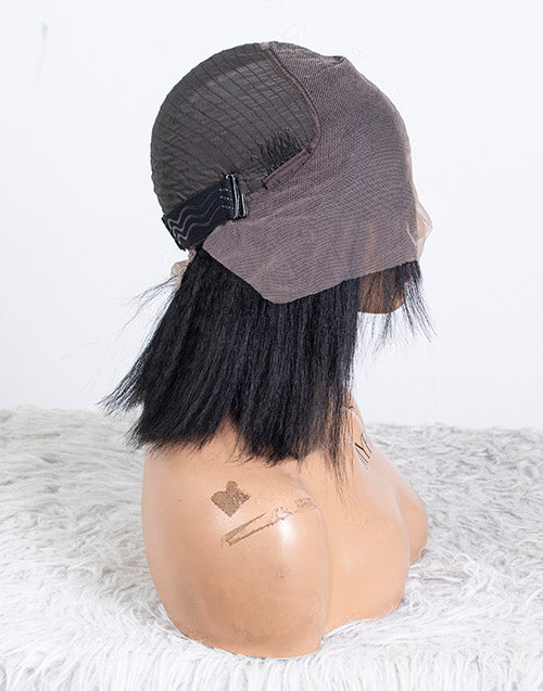 Clearance - 13x6" Indian Hair - 12" Kinky Straight Size 1 - MT-3764