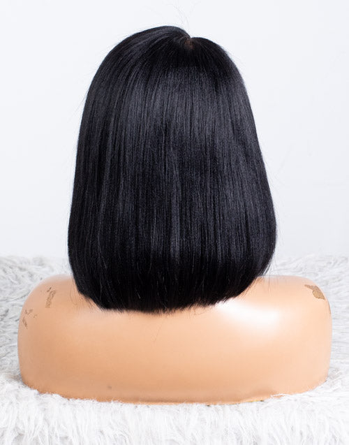 Clearance - 13x6" Lace Front Wig Indian Hair - 10" Yaki Size 1 - MTY-3907